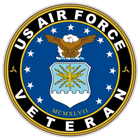 Us Air Force Veteran Vinyl Sticker Printed Vinyl Decal Ag Design