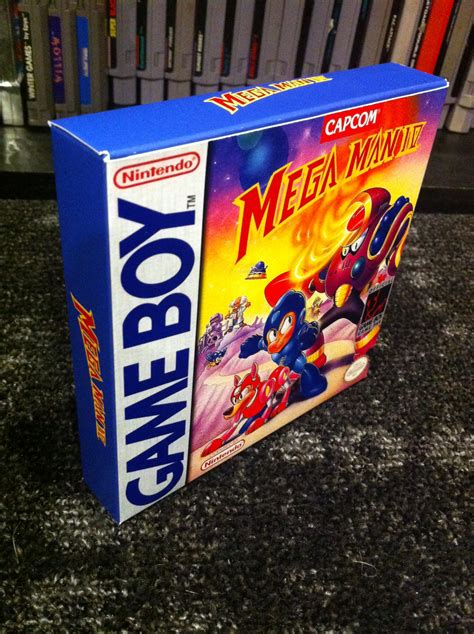 Mega Man 4 Game Boy Box Reproductionbox My Games Reproduction Game Boxes
