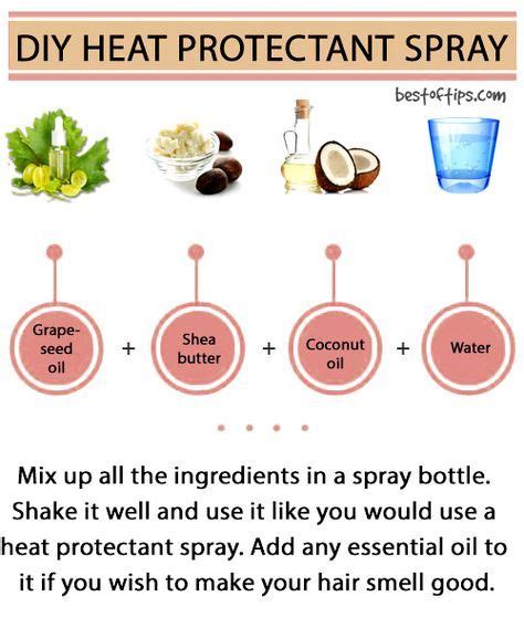Ideally you want a combination of glycerin or other. DIY NATURAL HEAT PROTECTANT SPRAY | Heat protectant spray, Heat protectant, Homemade hair products