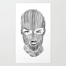 Ski mask anime pics wallpapers. SKI MASK Art Print | Ski mask tattoo, Masks art, Mask tattoo