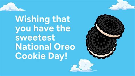 National Oreo Cookie Day Wishes Background In Illustrator Psd Jpeg