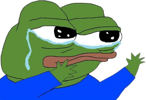 Check out our pepe emotes selection for the very best in unique or custom, handmade pieces from our digital shops. pepe cry sad - Sticker by jacobmckenney3