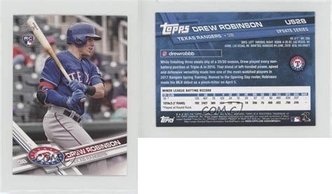 Drew doesn't see this as his regeneration alone. 2017 Topps Mini Update Series Drew Robinson #US28 Rookie ...