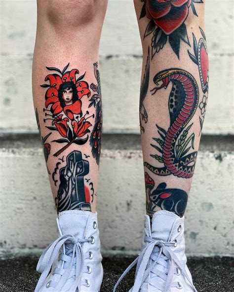 Leg Template For Tattoo