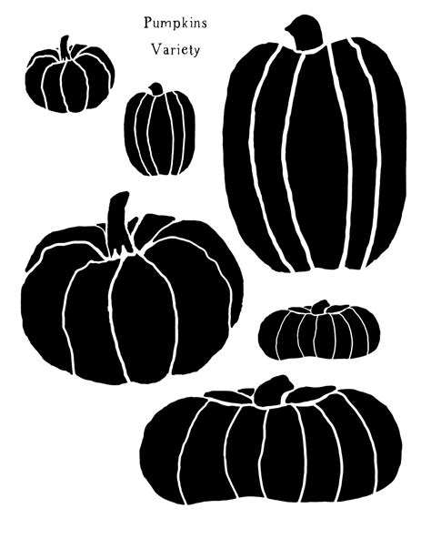 Small Pumpkin Stencil Printable