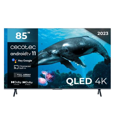 TV QLED V3+ series VQU30085+ Televisión QLED 85" Smart TV Cecotec