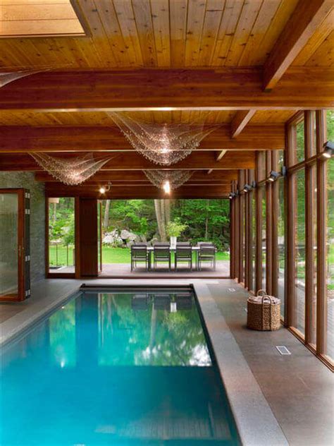 These twenty stunning examples of indoor swimming pool designs are guaranteed to make you take the watery plunge at home. 29 Ways You Can Design your Big Indoor Swimming Pool ...