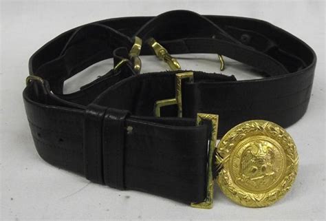 Us Officers Sword Belt And Buckle Ns Meyer Ny