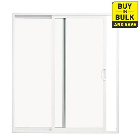 Thermastar By Pella 10 Series 715 In Clear Glass White Vinyl Sliding