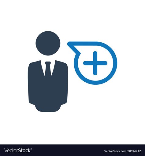 Download Add user icon Royalty Free Vector Image - VectorStock