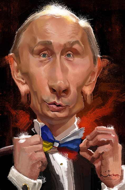 Caricatura de Vladímir Putin Risa Sin Más