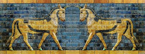 Two Babylonian Aurochs 02 Photograph By Weston Westmoreland Fine Art