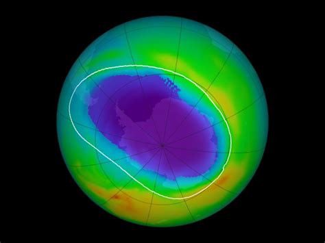It is a pale blue gas with a distinctively pungent smell. Ozone hole smallest it's been in three decades
