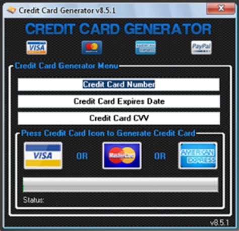 Legit credit card numbers 2017. Credit Card Generator