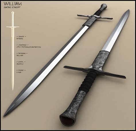 William By Peterku Longsword Shortsword Long Short Sword Equipment Gear
