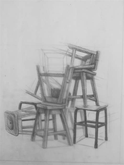 Please like, comment, and share. chairs drawing #ChairDrawing | Chair drawing, Painted ...