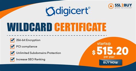 Digicert Wildcard Certificate In 2021 Ssl Ssl Certificate Certificate