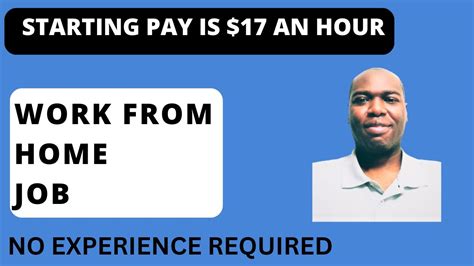 Remote Work No Experience Required- $17 An Hour - YouTube