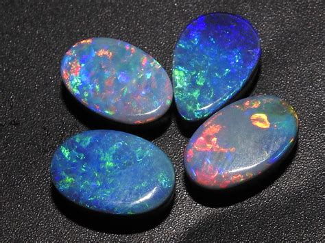 Australian Solid Opal Gemstone Natural Fancy Shape Loose Cabochon Good