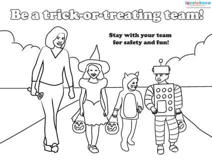 You can use our amazing online tool to color and edit the following safety coloring pages. Halloween Safety Handouts | LoveToKnow