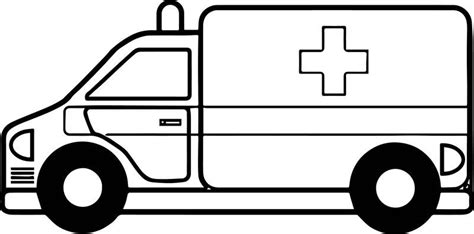 Ambulance Coloring Pages Printable