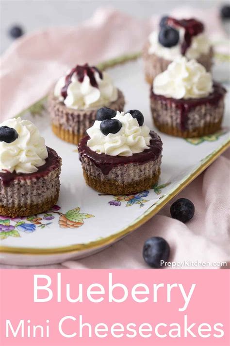 Maybe you would like to learn more about one of these? These light and creamy mini blueberry cheesecakes from ...