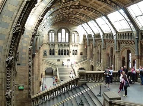 Admiring The Architecture Of The Natural History Museum London