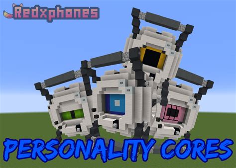 Portal 2 Personality Cores Statues By Redxphones On Deviantart