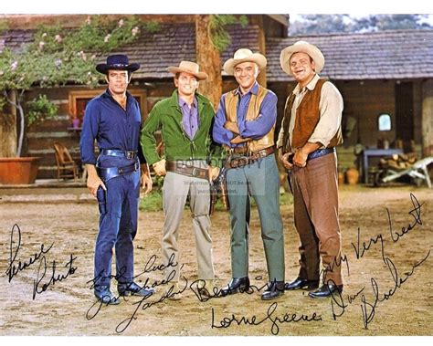 Cast Of The Tv Show Bonanza With Reprint Etsy