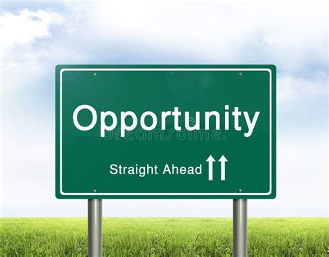 Opportunity Road Sign Royalty Free Stock Images Image 33970349
