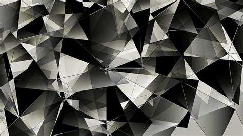 Black White Geometric Shapes Abstraction Abstract Hd Wallpaper Peakpx