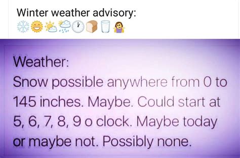 Pin By Amy Caulk On Weather Memes Winter Weather Advisory Weather