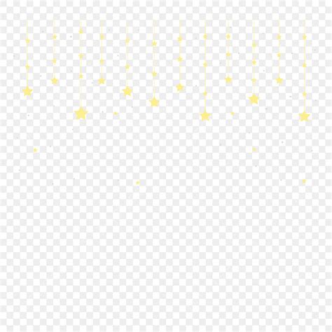 Night Sky Stars Vector Hd Png Images Gold Star Elements Hanging In The