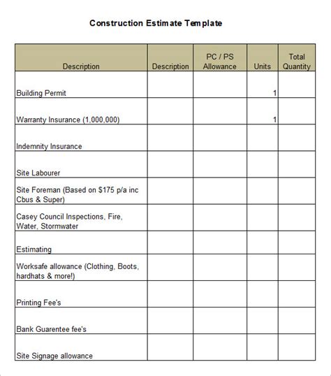Remember, if you're writing an electrical estimate, you're giving your customer a ballpark figure, but it doesn't hurt to be as detailed as you can, so you're managing customers' expectations. Free Construction Estimate Template Excel - task list ...