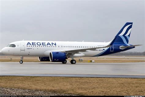 Brand New Livery For Aegean Airlines And Also First A320neo In Active