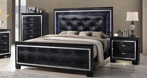 Diamond furniture mirrored bedroom furniture furniture decor living room furniture glam living room living room decor cozy room dunkirk areoli sofa. MYCO Furniture MA705-Q Martina Black Diamond Tufted Queen ...