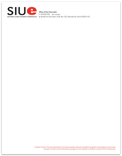 Law office letterhead design doctors 2 rsenterprises co. SIUE Marketing and Communications - Graphic Design ...