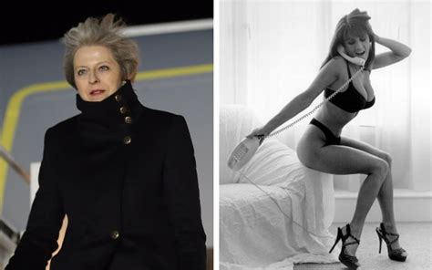 Glamour Model Teresa May Swamped By Tweets From People Thinking She Is The Next British Prime