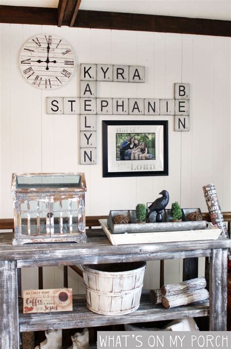 Cheap decorative letters & numbers, buy quality home & garden directly from china suppliers. My Porch Prints: DIY Scrabble Tile Wall Decor