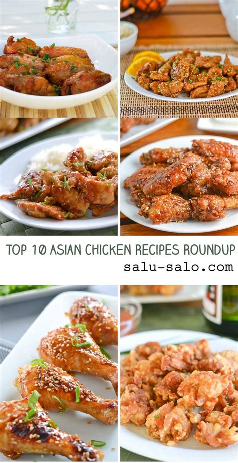 Asian Chicken Recipes Roundup - Top 10 - Salu Salo Recipes