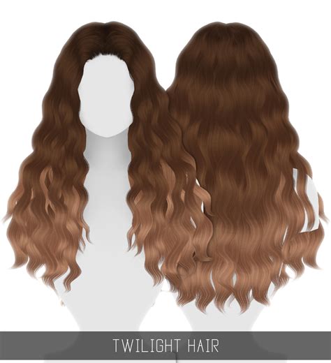 Twilighthair Sims Hair Sims 4 Sims 4 Curly Hair