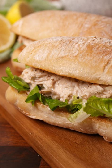Slow Cooker Chicken Caesar Sandwiches Theyre Trendy And So Yummy