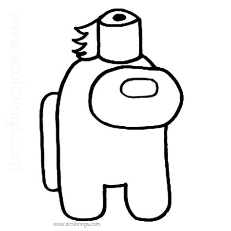 Free Coloring Pages For Kids Among Us - 266+ SVG File for Cricut