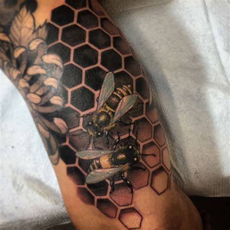 Sacred Geometry Geometric Bee Tattoo Best Tattoo Ideas