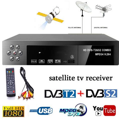Smart Digital Satellite Tv Receiver Dvb T2dvb S2 Fta 1080p Decoder