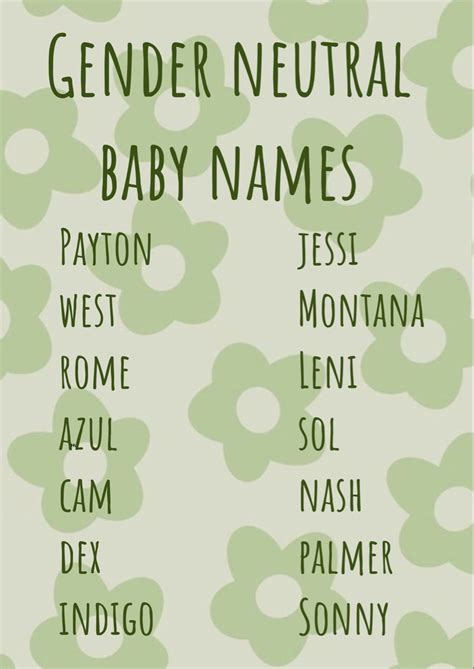Unique Gender Neutral Baby Names For Boys And Girls