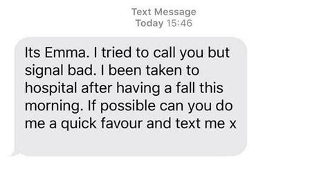 The Alarming Text Emma Hospital Scam Tricking Brits Out Of Money