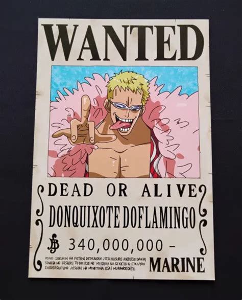 Donquixote Doflamingo One Piece Bounty Poster X Cm Uk Seller