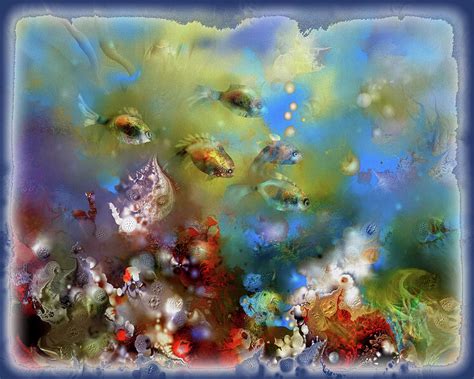 Use acrylic paint if your box has a glossy finish. Coral Reef 2 Digital Art by Natalia Rudzina