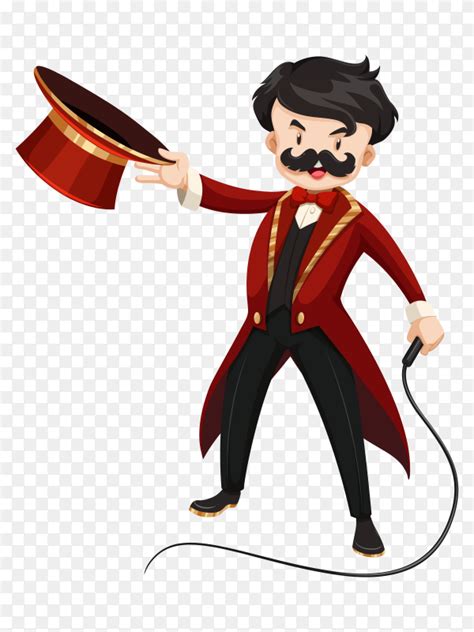 Ring Master With Whip Cartoon Clipart Png Similar Png